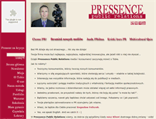 Tablet Screenshot of pressence.com.pl